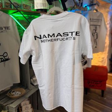 Zen Rebel – Namaste Motherfuckers Unikat-T-Shirt Größe: M