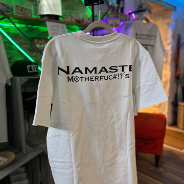 Zen Rebel – Namaste Motherfuckers Unikat-T-Shirt Größe: M