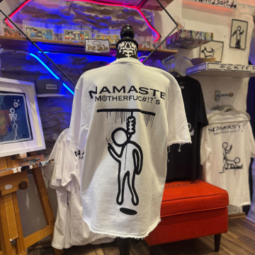 Namaste Motherfuckers – „Sozialer Tod“ Unikat-T-Shirt / M